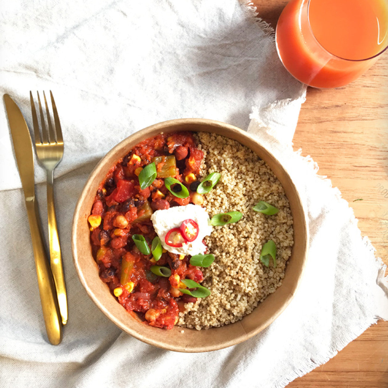 Vegan Chilli with Quinoa