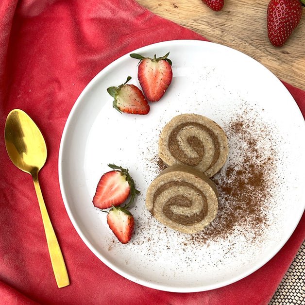 Raw Vegan Cinnamon Scroll