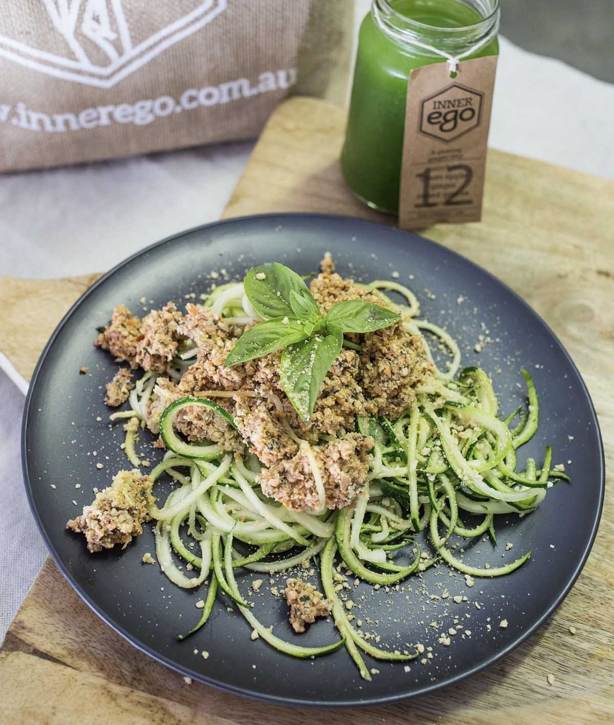 Vegan Courgetti Bolognaise